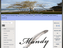 Tablet Screenshot of mandys-pages.com